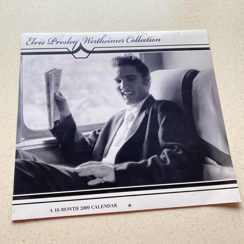 Elvis Priestley Wertheimer Collection -A 16 month 2009 Calendar
